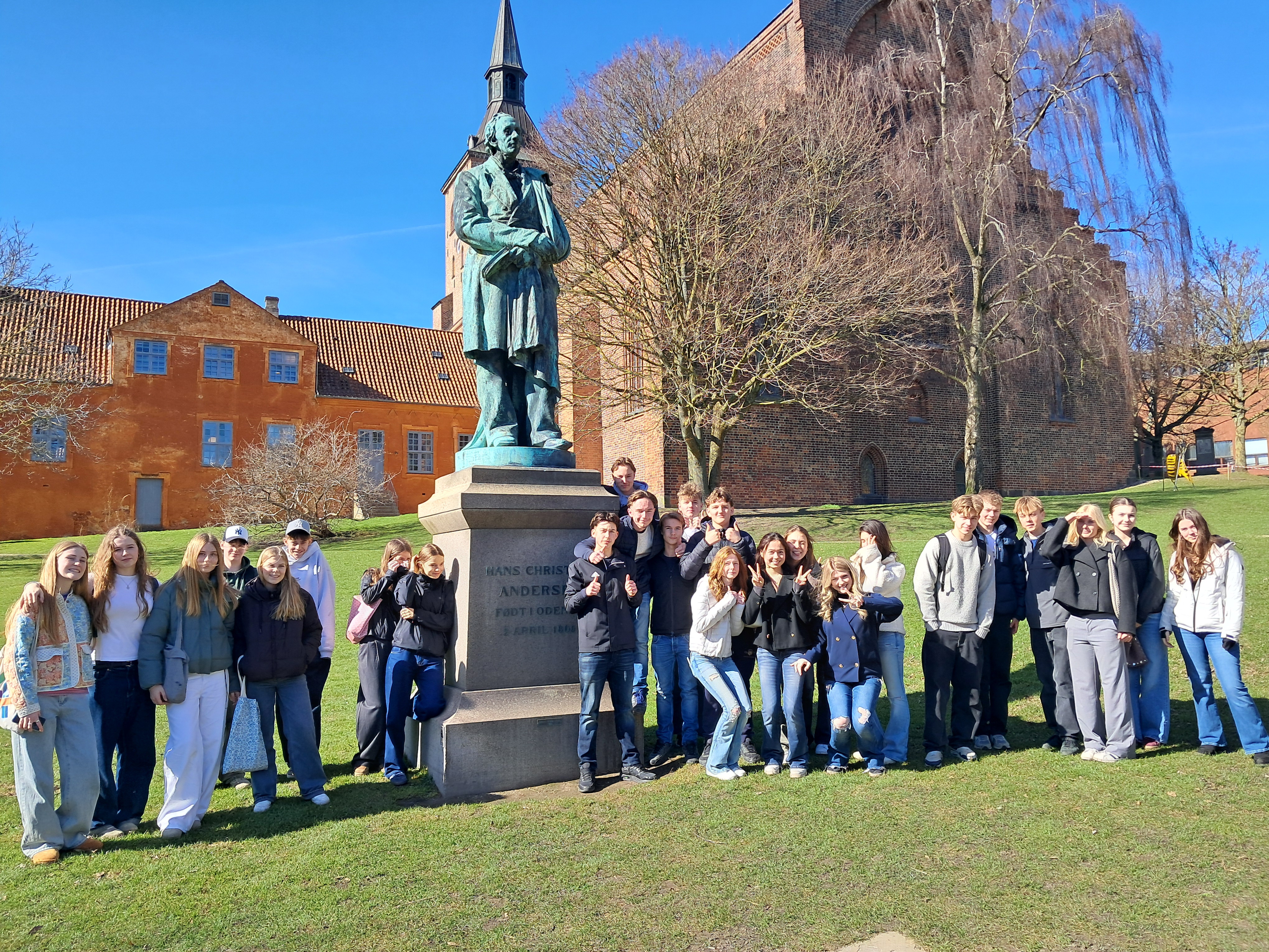 Elever på tur til HC Andersens Odense