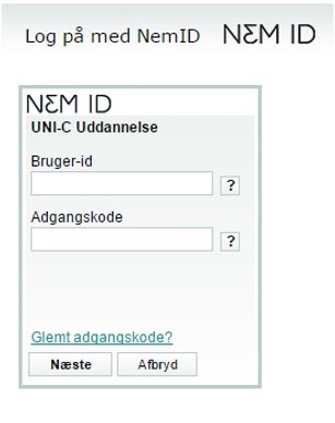 Billede af NemIDs login billede